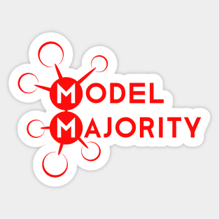 Model Majority Official Logo Sticker